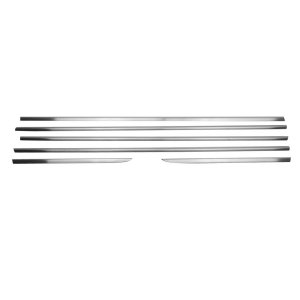 Toyota Land Cruiser Prado 150 Window Trim - Omac - S.Steel - Brushed Silver
